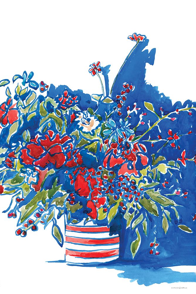 Independence Celebration art print by Kamdon Kreations for $57.95 CAD