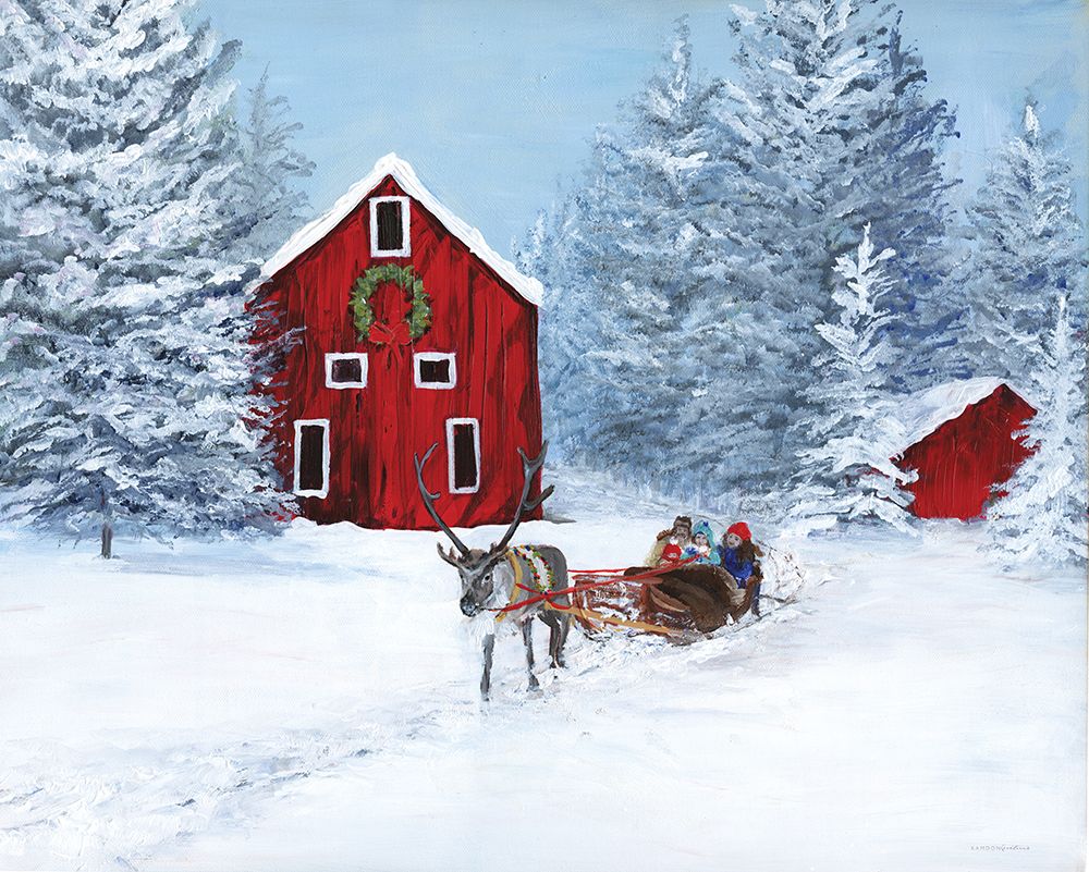 Over the River and Through the Woods art print by Kamdon Kreations for $57.95 CAD