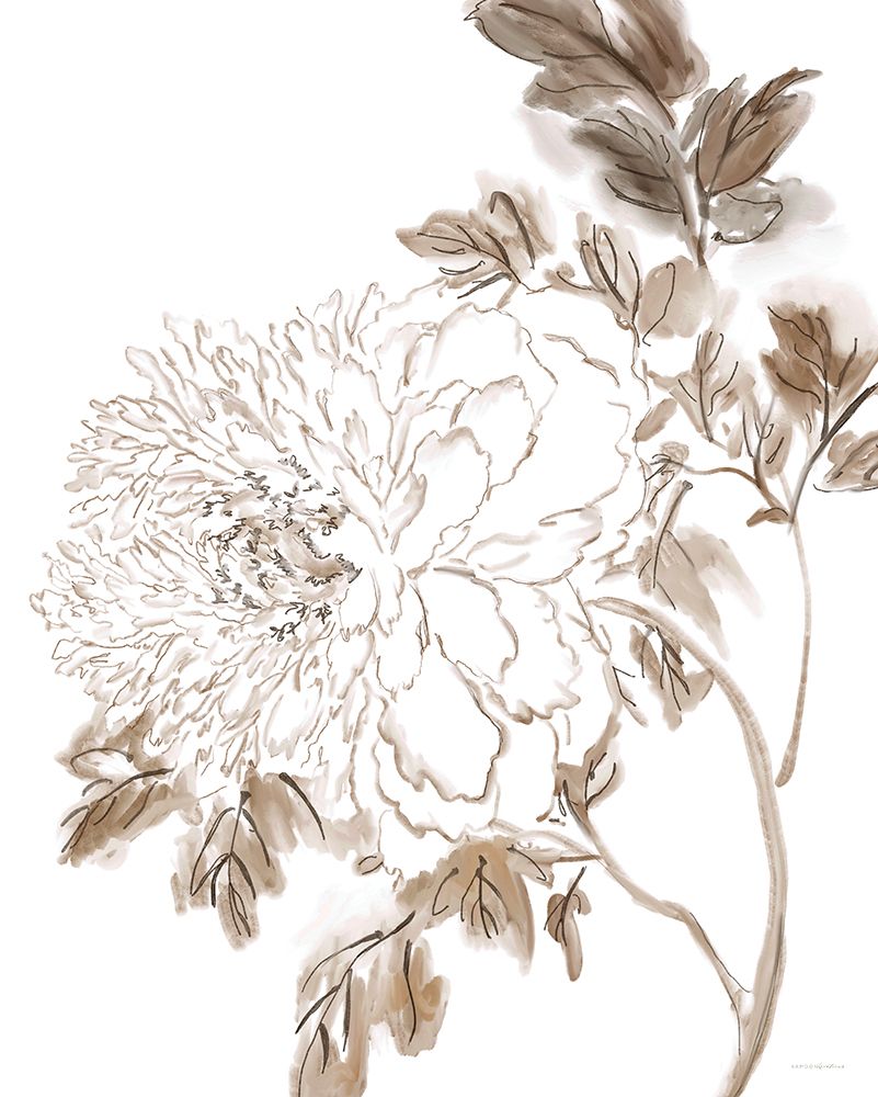 Neutral Bloom art print by Kamdon Kreations for $57.95 CAD