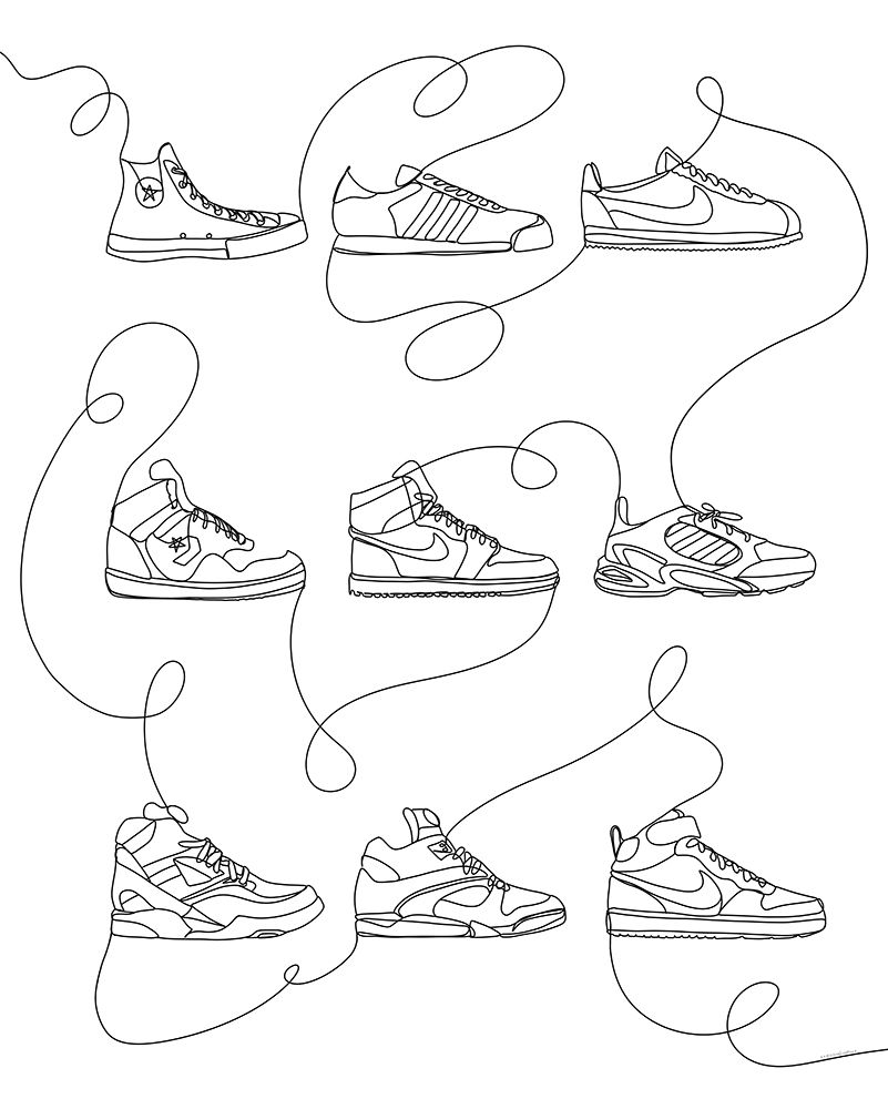 Lace Up art print by Kamdon Kreations for $57.95 CAD