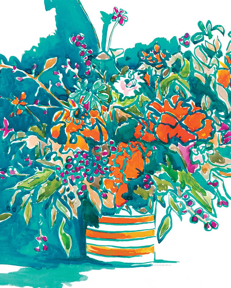 Bright Hues of Summer art print by Kamdon Kreations for $57.95 CAD