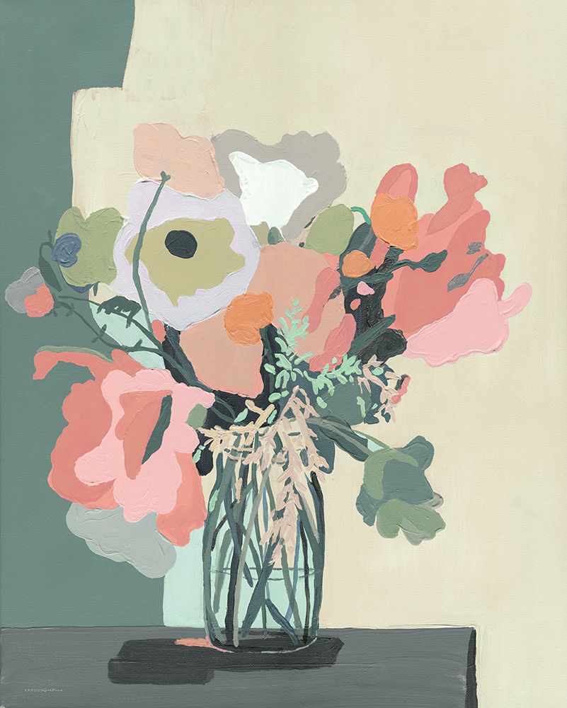 Blush Pink Cutout art print by Kamdon Kreations for $57.95 CAD