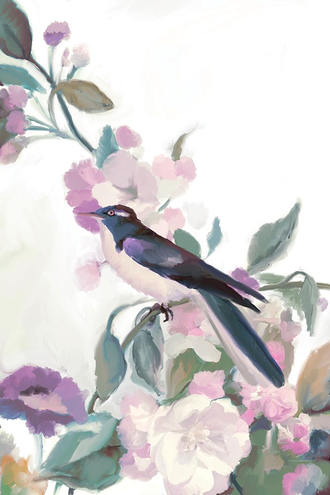 Little Rose and Bird art print by Kamdon Kreations for $57.95 CAD