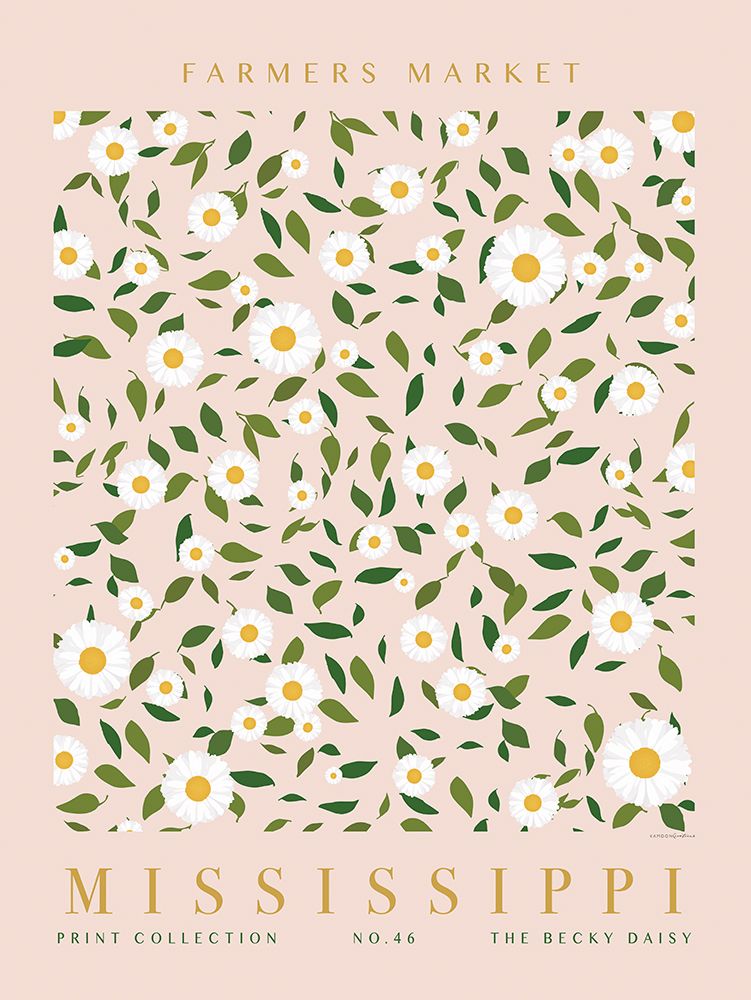 Farmers Market Daisy Poster art print by Kamdon Kreations for $57.95 CAD