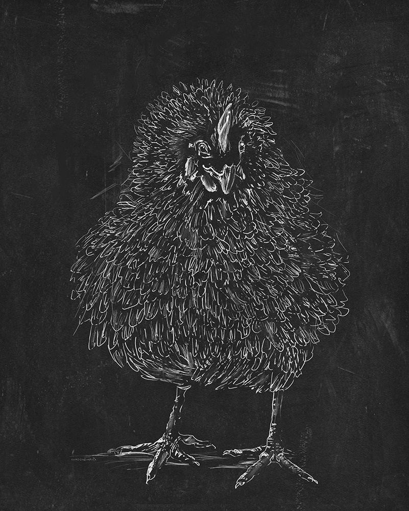 Farm to Walls Chicken art print by Kamdon Kreations for $57.95 CAD