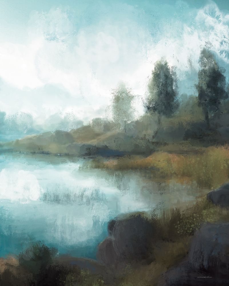 Glitter on the Lake art print by Kamdon Kreations for $57.95 CAD