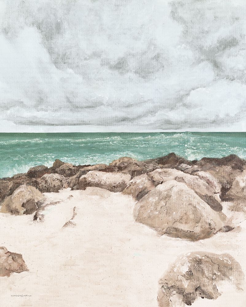 Rocky Coast art print by Kamdon Kreations for $57.95 CAD