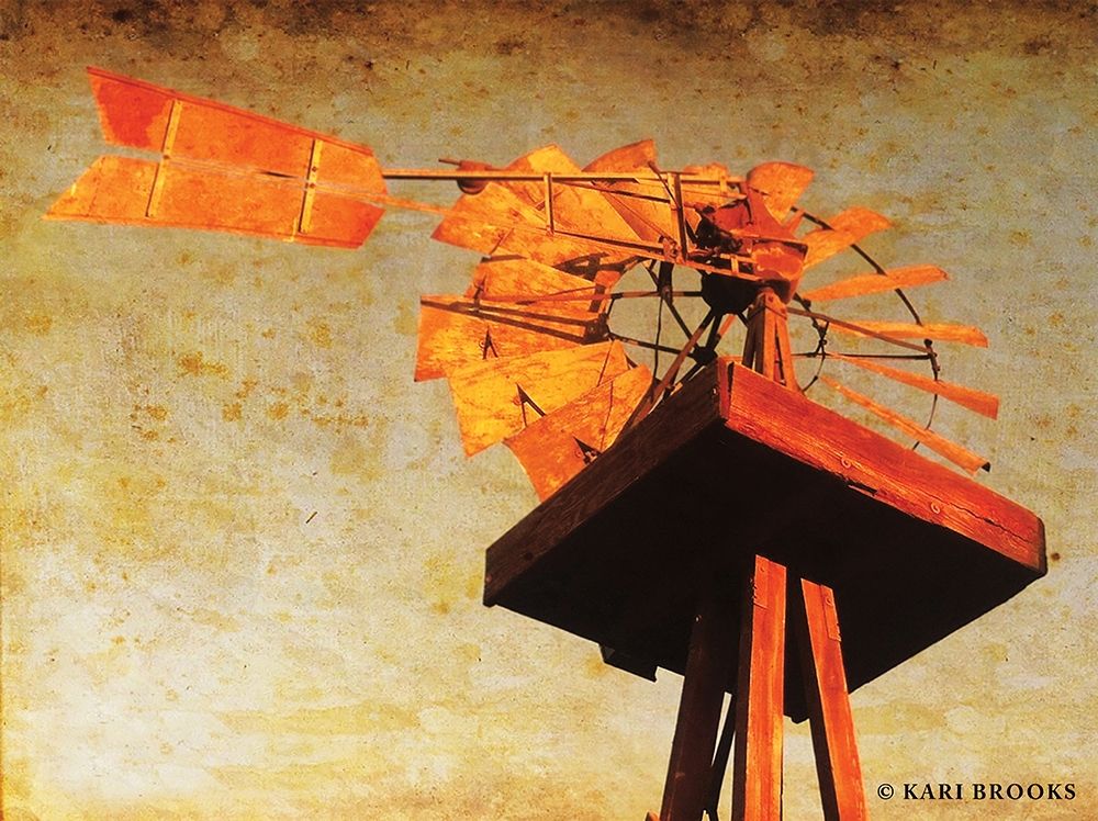 Chips Windmill II art print by Kari Brooks for $57.95 CAD