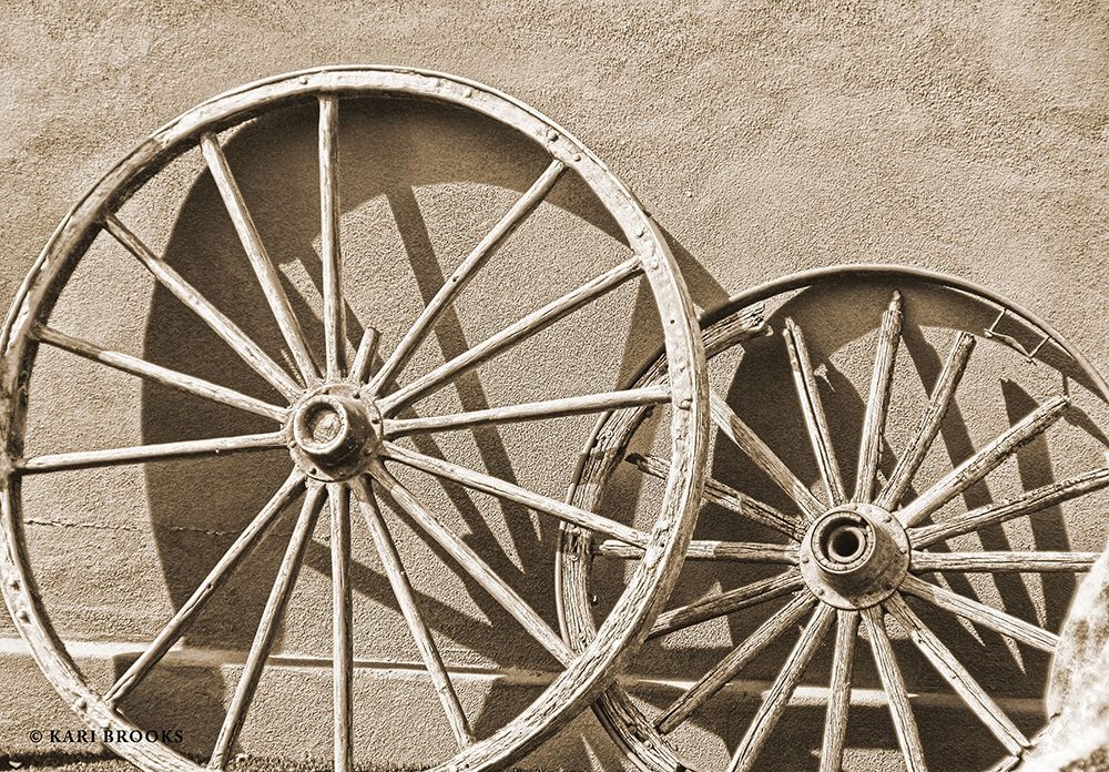Like a Wagon Wheel art print by Kari Brooks for $57.95 CAD