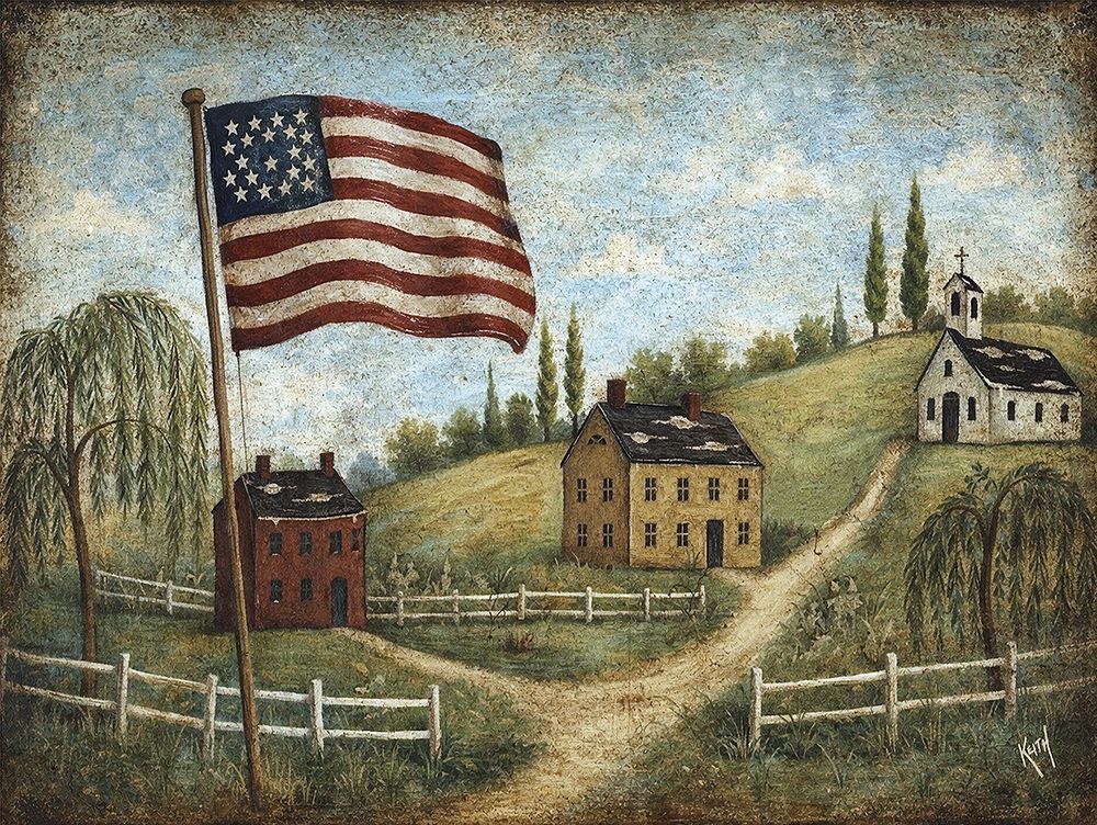 Saltbox Village art print by Keith Bowman for $57.95 CAD