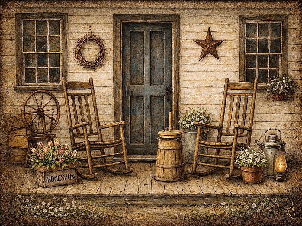 Grandmas Porch art print by Keith Bowman for $57.95 CAD