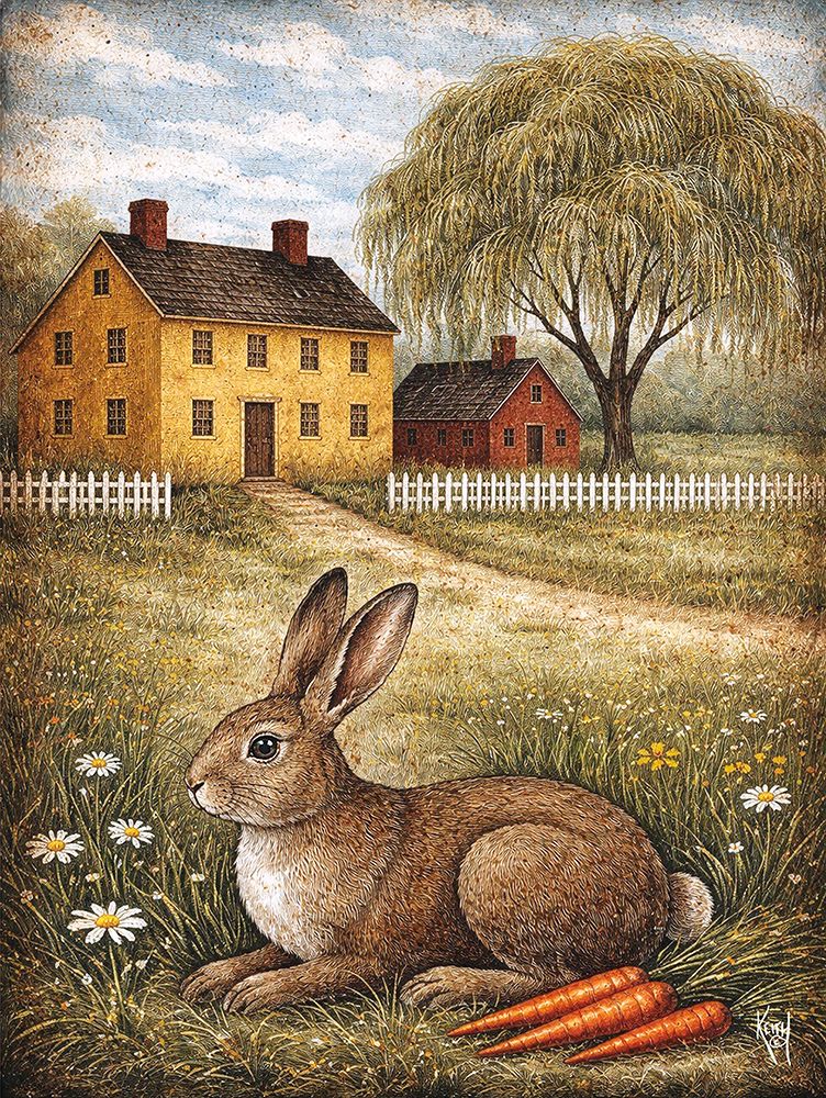 Spring Time Hare art print by Keith Bowman for $57.95 CAD