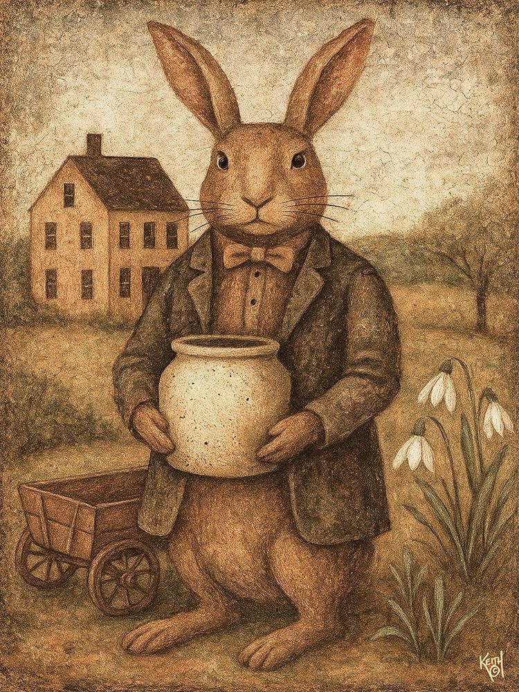 Mr. Hoppity art print by Keith Bowman for $57.95 CAD