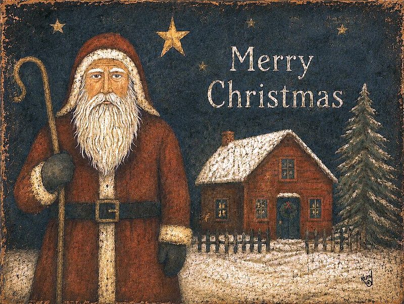 Olde Time Santa art print by Keith Bowman for $57.95 CAD