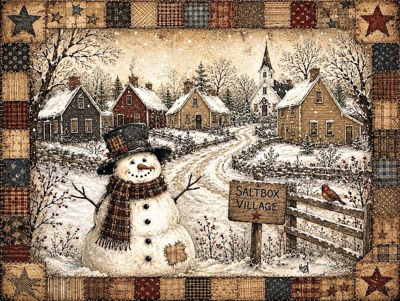The Hobo Snowman art print by Keith Bowman for $57.95 CAD