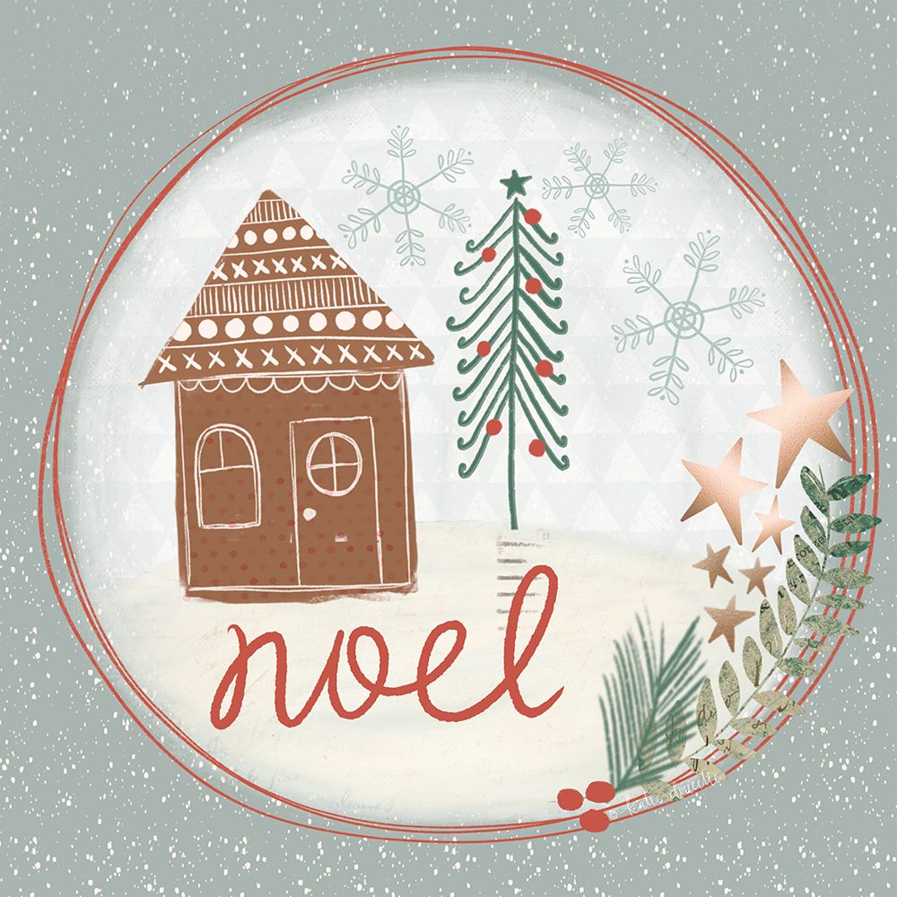Noel Snow Globe art print by Katie Doucette for $57.95 CAD