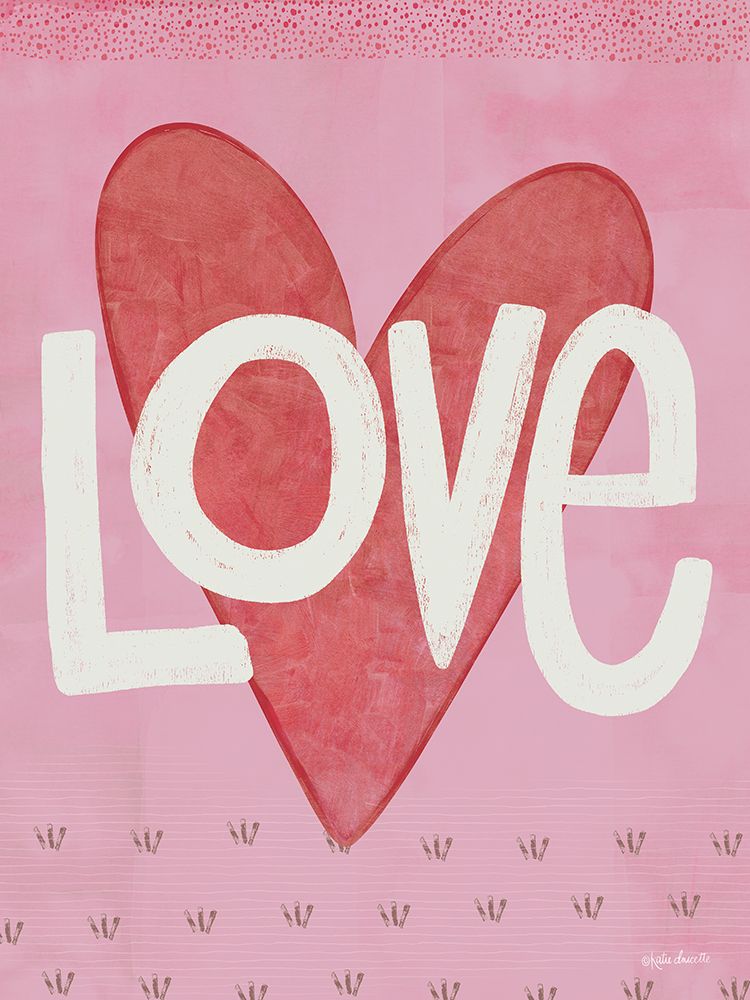 Valentine Love art print by Katie Doucette for $57.95 CAD