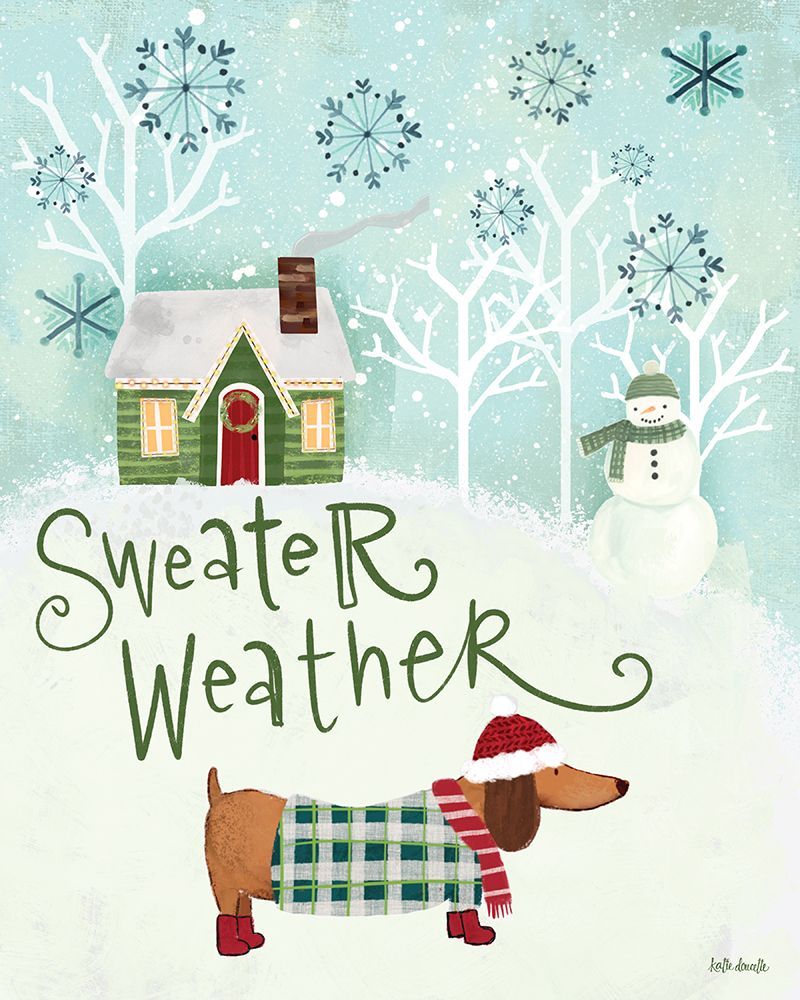 Sweater Weather art print by Katie Doucette for $57.95 CAD