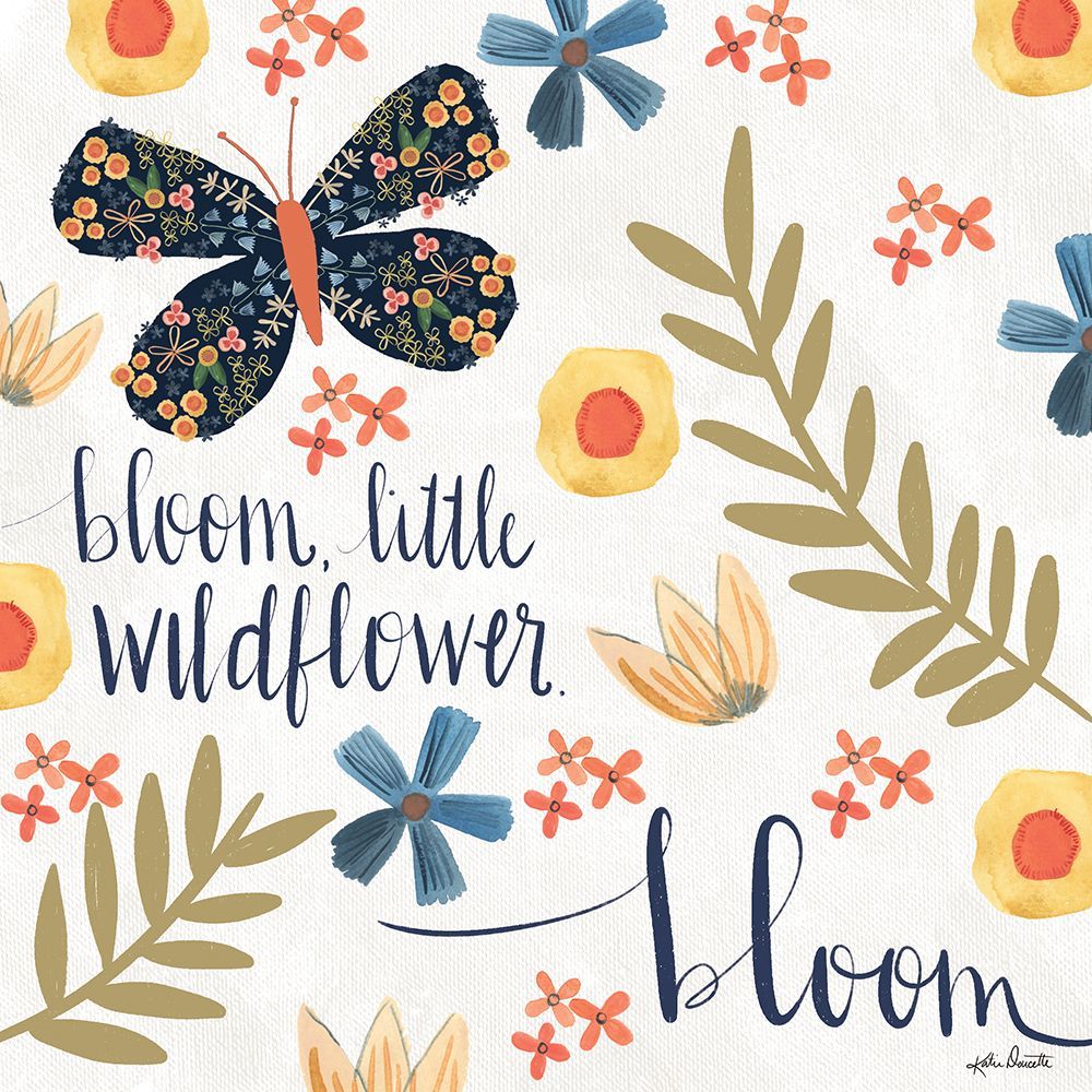 Bloom Little Wildflower Bloom art print by Katie Doucette for $57.95 CAD