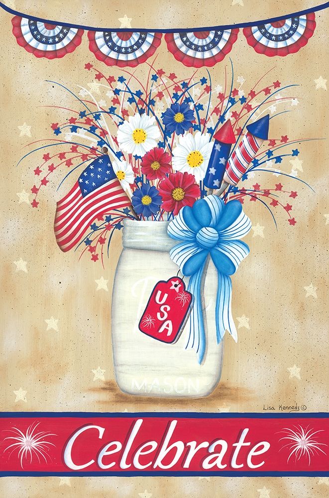 Celebrate art print by Lisa Kennedy for $57.95 CAD