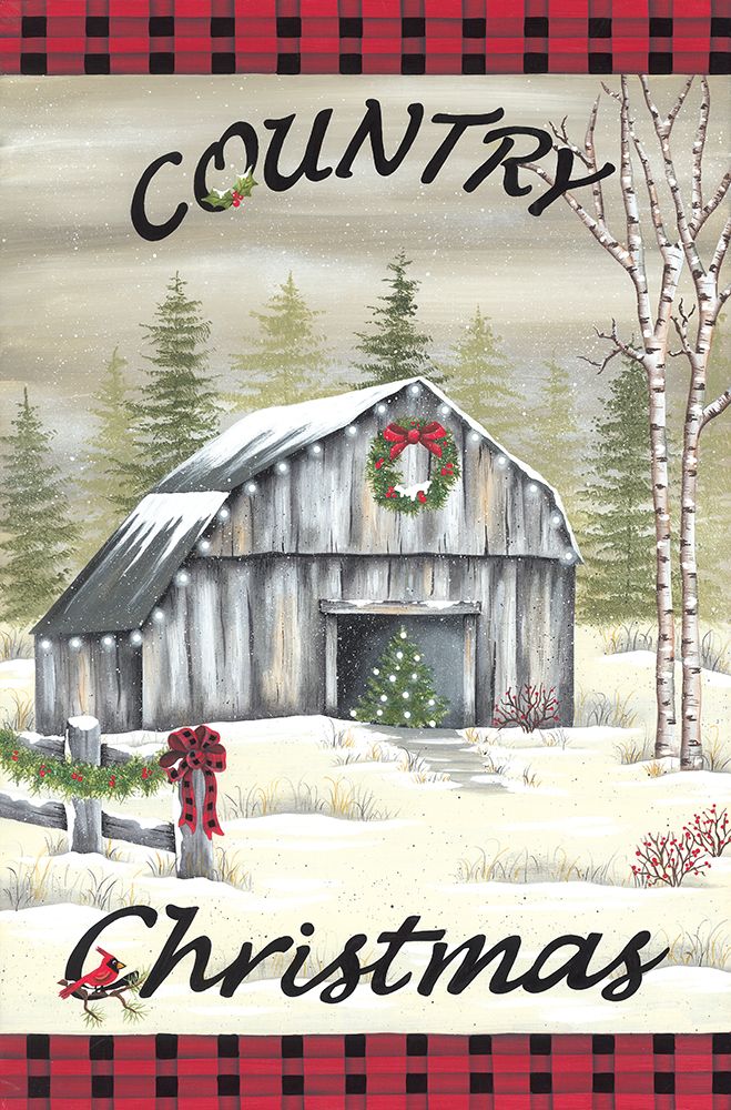 Country Christmas art print by Lisa Kennedy for $57.95 CAD