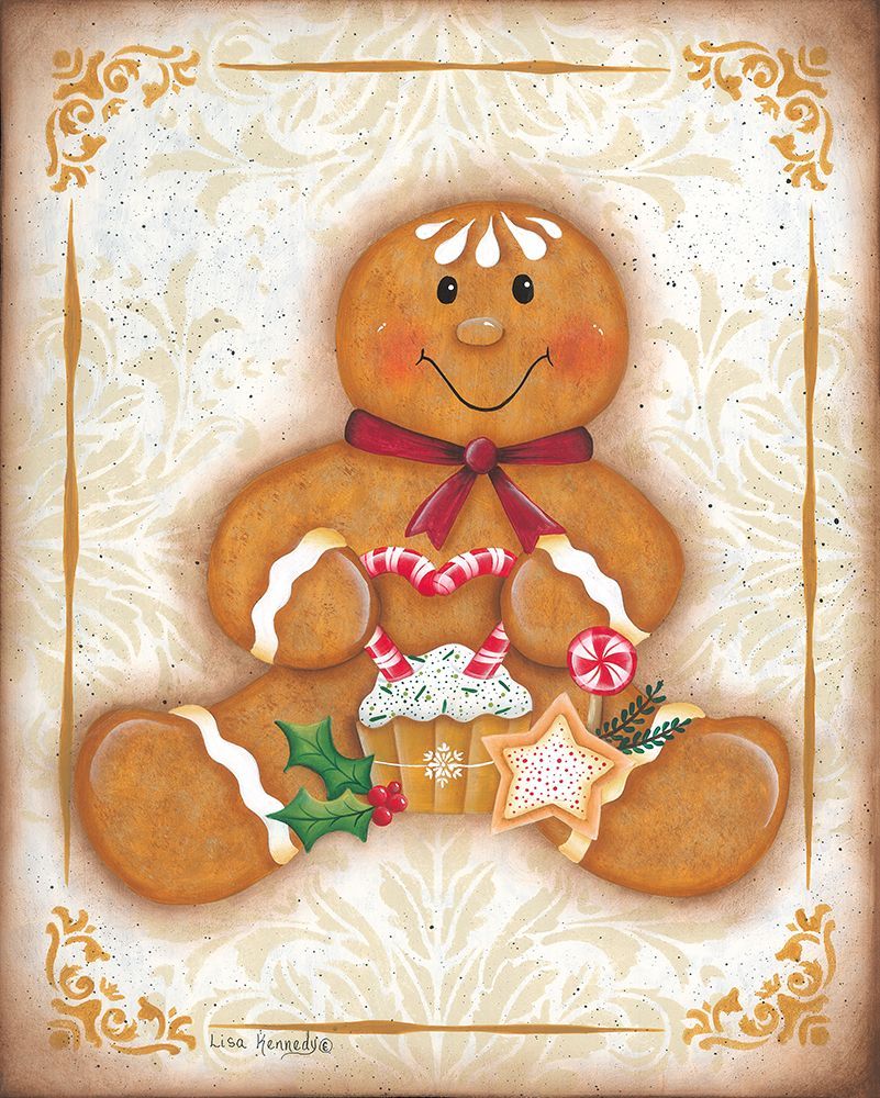 Gingerbread Sweets art print by Lisa Kennedy for $57.95 CAD