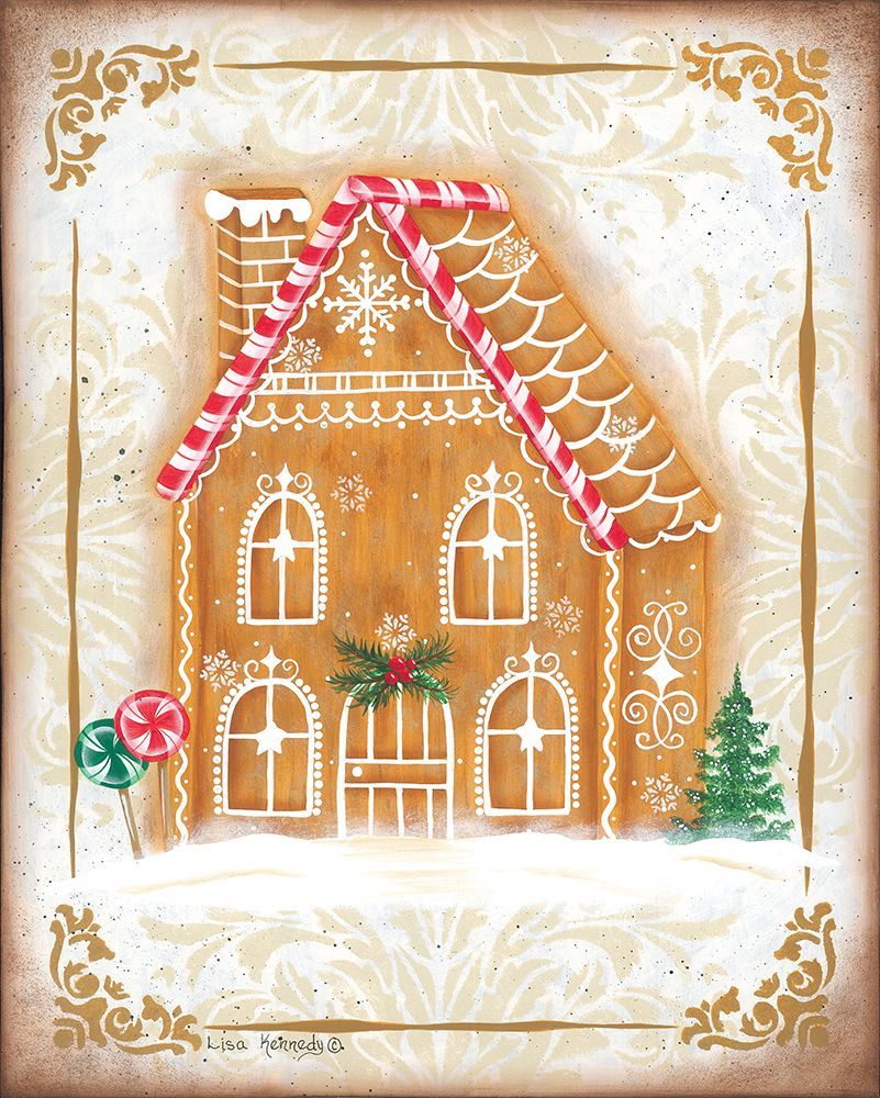 Gingerbread House art print by Lisa Kennedy for $57.95 CAD