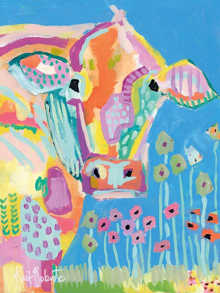 Moo Series:  Lucy art print by Kait Roberts for $57.95 CAD