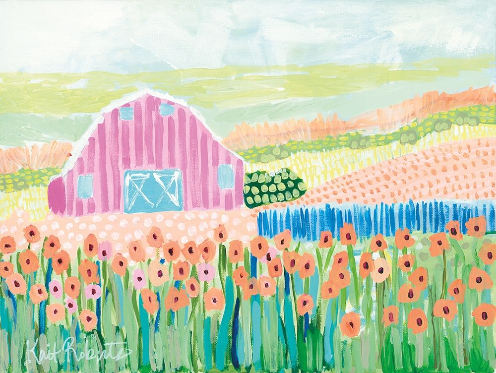 Strolling the Farm art print by Kait Roberts for $57.95 CAD