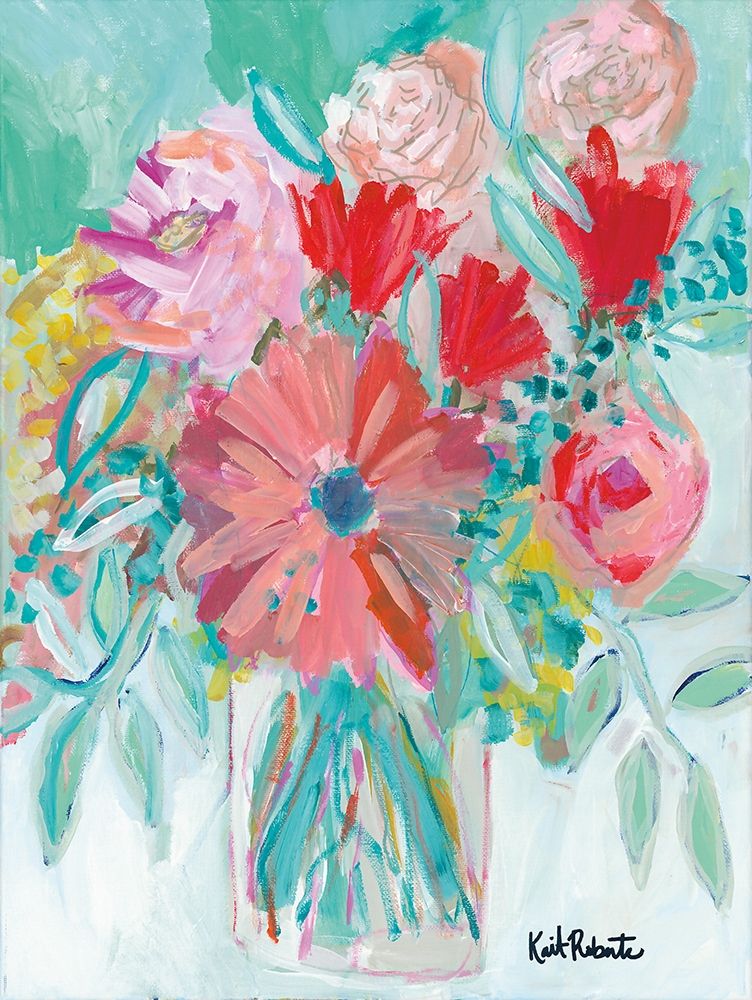 Farmers Market Bouquet art print by Kait Roberts for $57.95 CAD