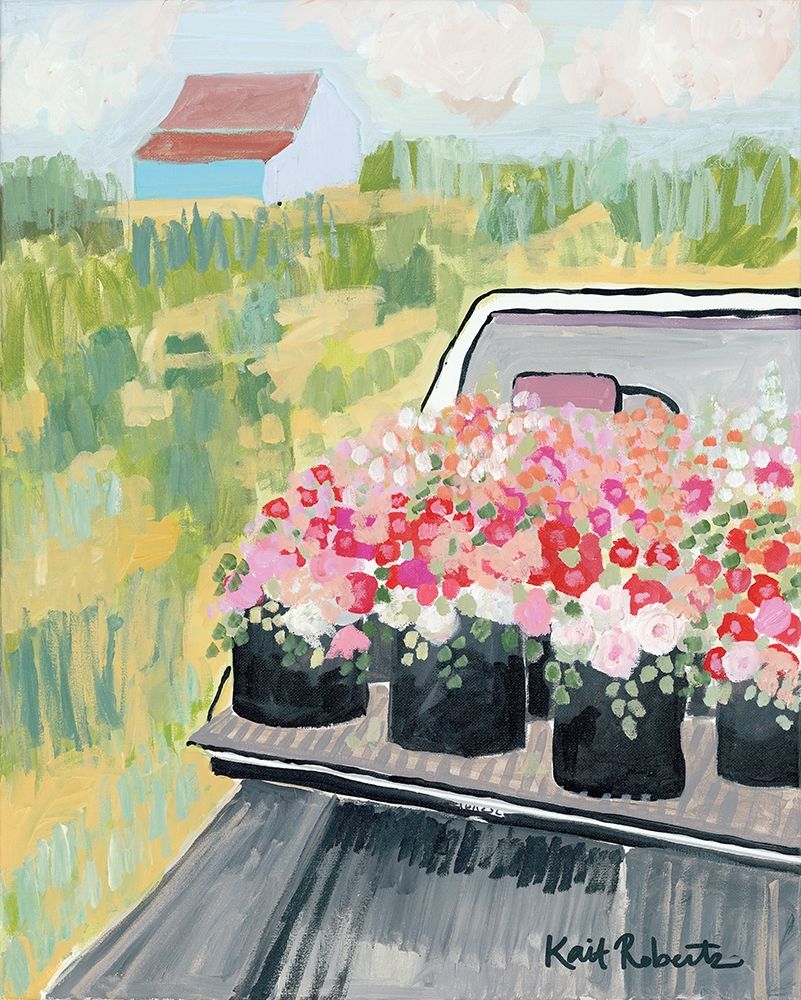 The Fun Begins Where the Pavement Ends art print by Kait Roberts for $57.95 CAD