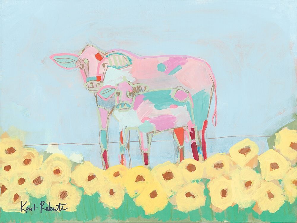 Rory and Teal art print by Kait Roberts for $57.95 CAD