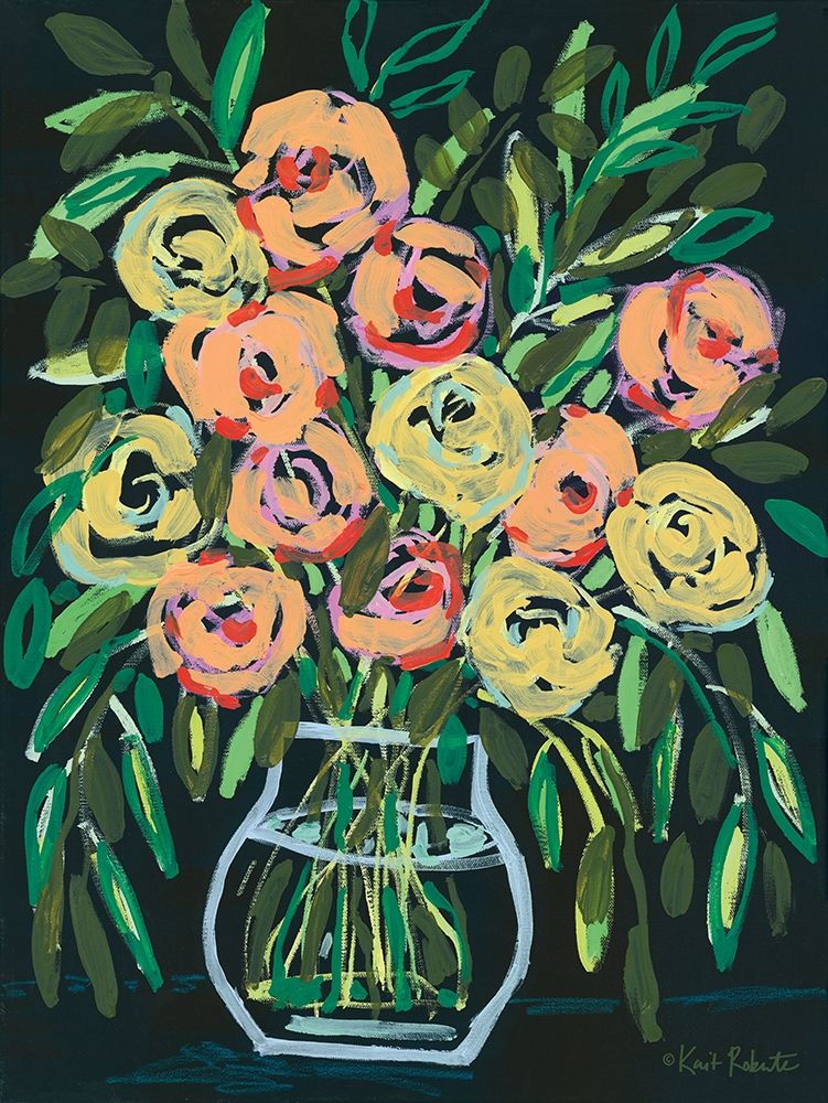 Blooming at Night art print by Kait Roberts for $57.95 CAD