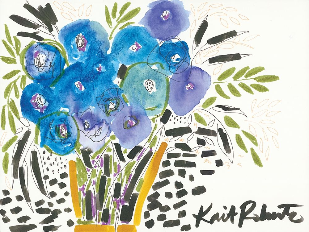 Singing the Blues art print by Kait Roberts for $57.95 CAD