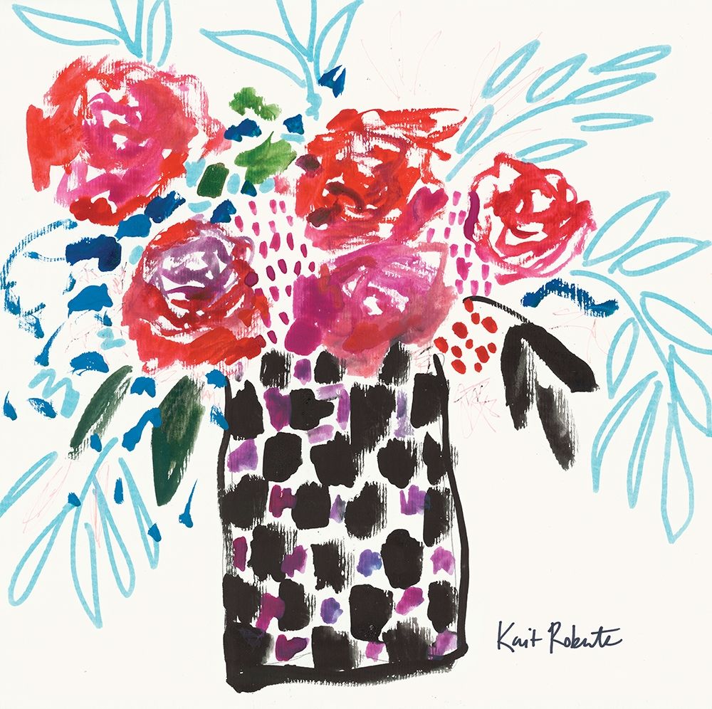 Polka Dots and Picnics art print by Kait Roberts for $57.95 CAD