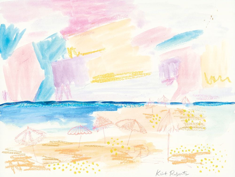 Memories of Beach Time art print by Kait Roberts for $57.95 CAD