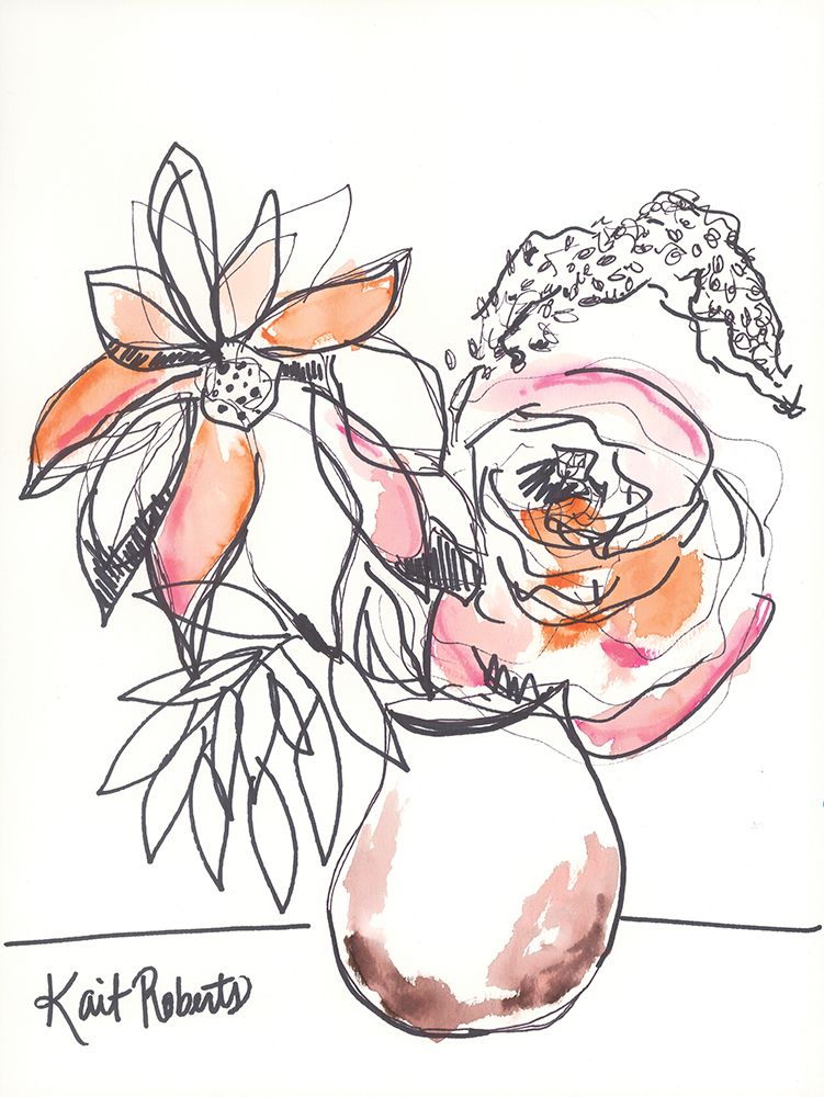 Peach Bellini I art print by Kait Roberts for $57.95 CAD