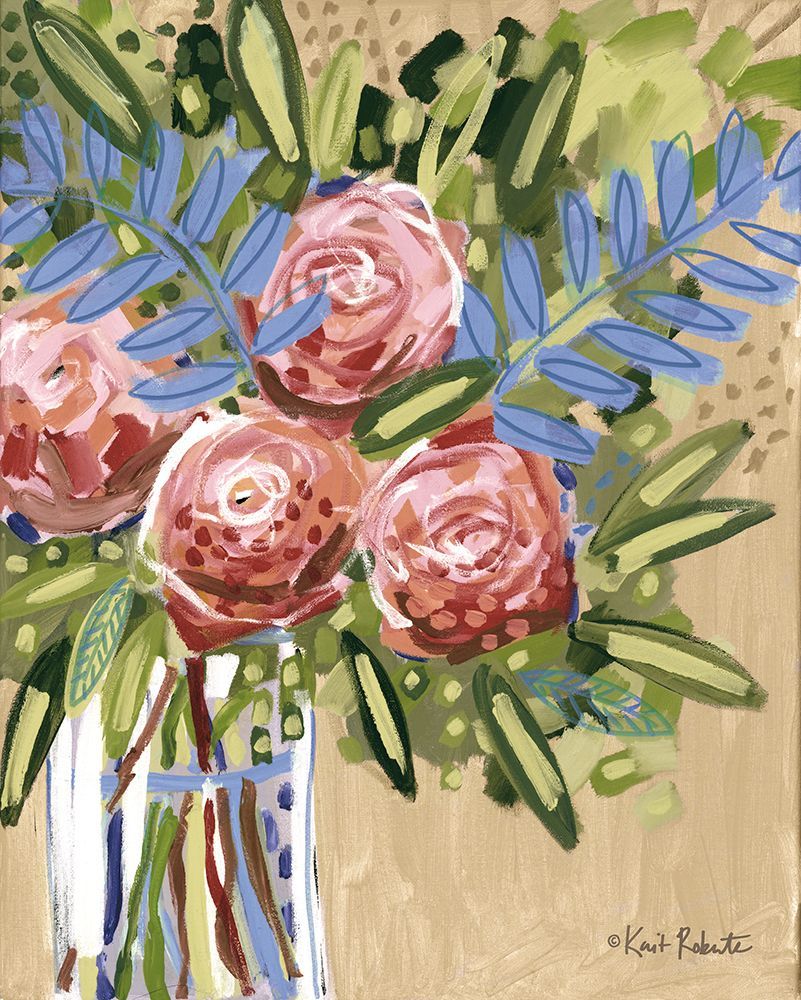 Fun Floral art print by Kait Roberts for $57.95 CAD