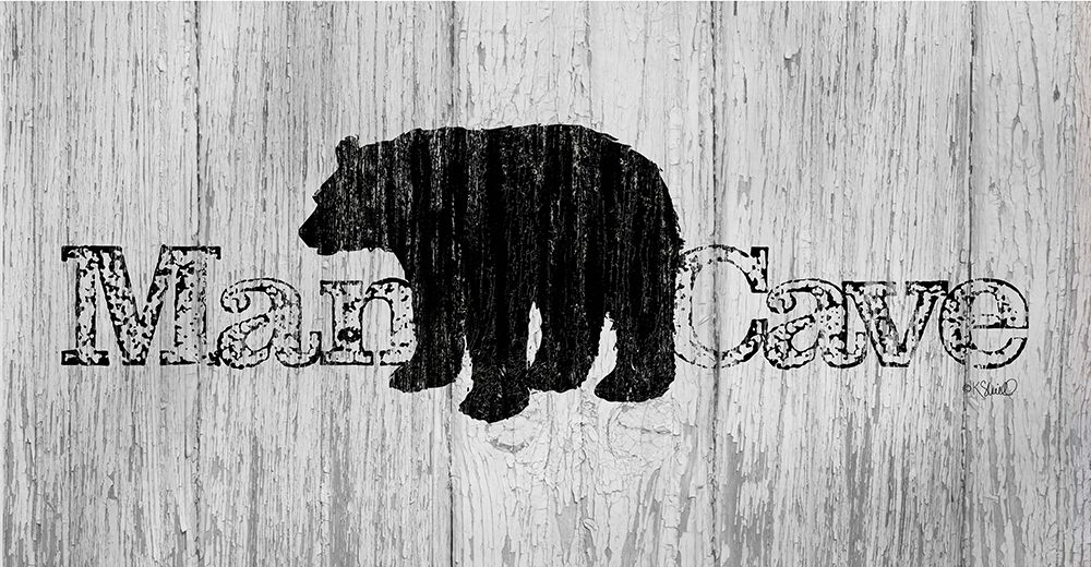 Mancave Bear art print by Kate Sherrill for $57.95 CAD