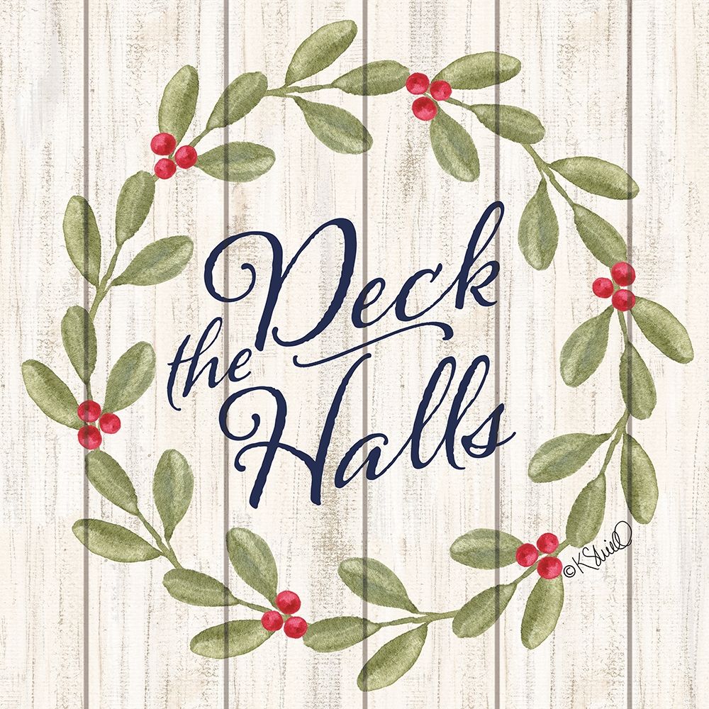 Deck the Halls art print by Kate Sherrill for $57.95 CAD