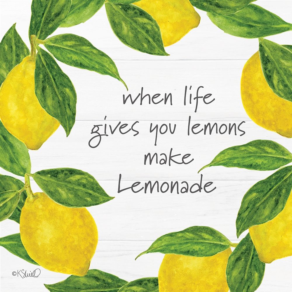 Make Lemonade art print by Kate Sherrill for $57.95 CAD