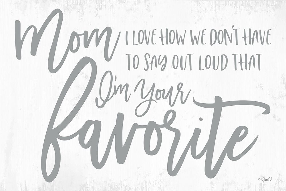 Im Your Favorite art print by Kate Sherrill for $57.95 CAD