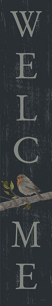 Welcome Bird (black) art print by Kate Sherrill for $57.95 CAD