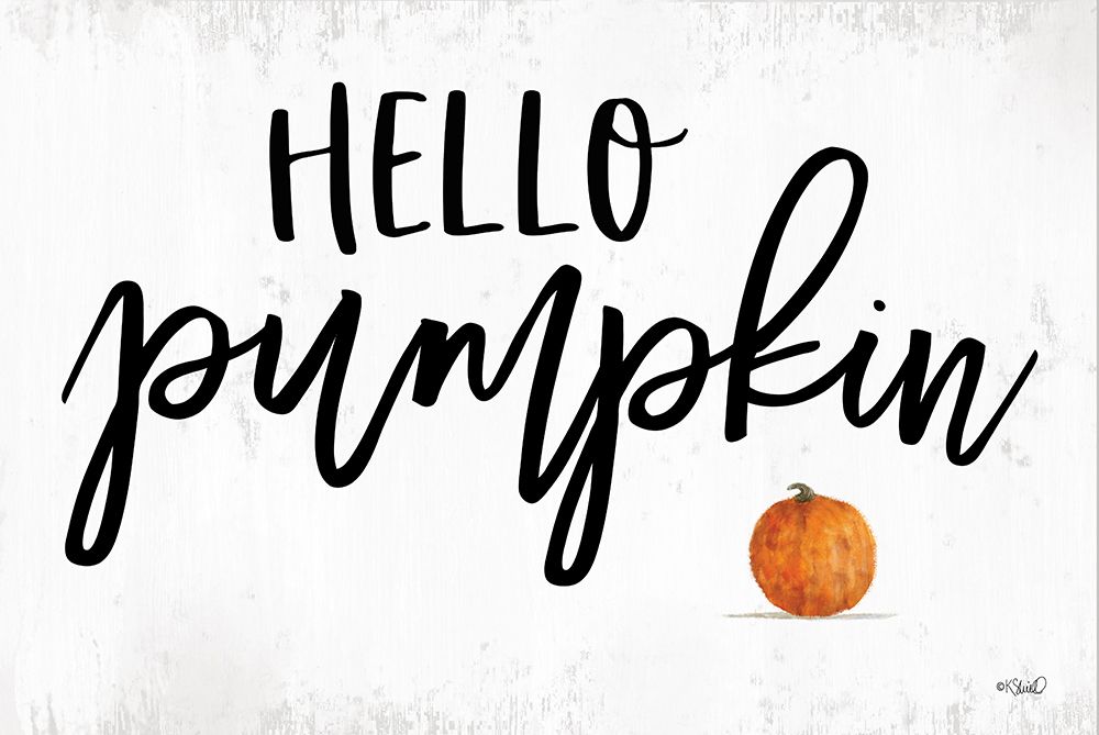 Hello Pumpkin art print by Kate Sherrill for $57.95 CAD