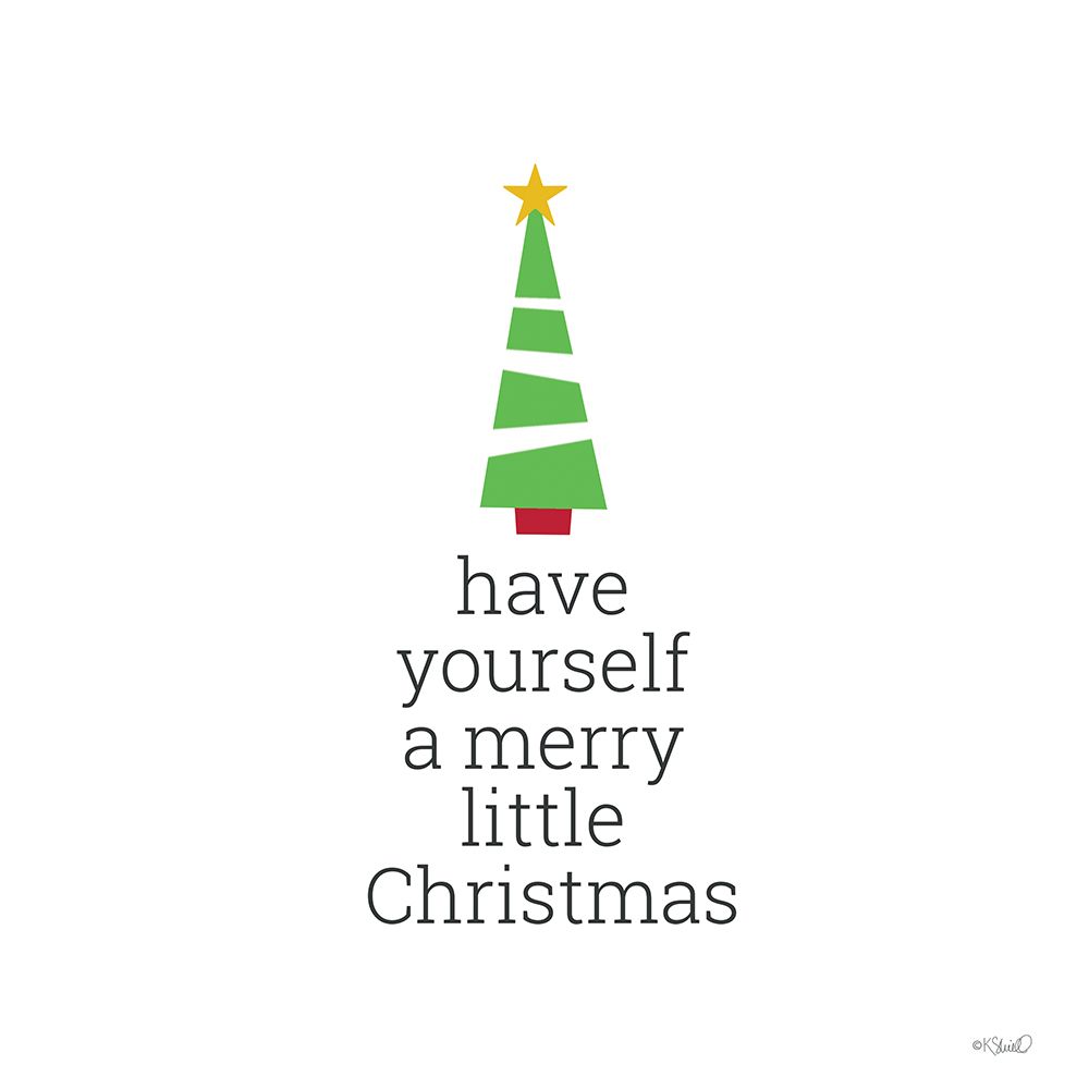 Merry Little Christmas art print by Kate Sherrill for $57.95 CAD