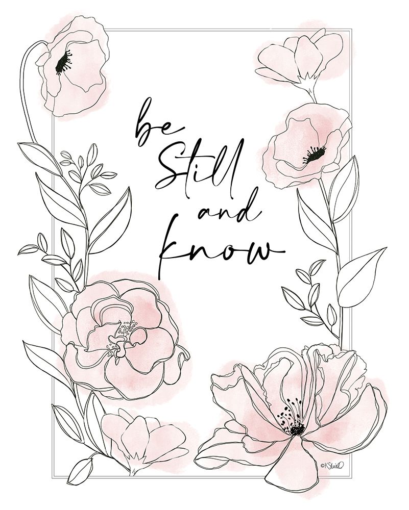Be Still and Know art print by Kate Sherrill for $57.95 CAD