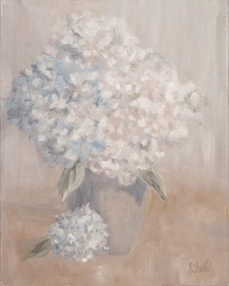 Hydrangeas in the Morning Light art print by Kate Sherrill for $57.95 CAD