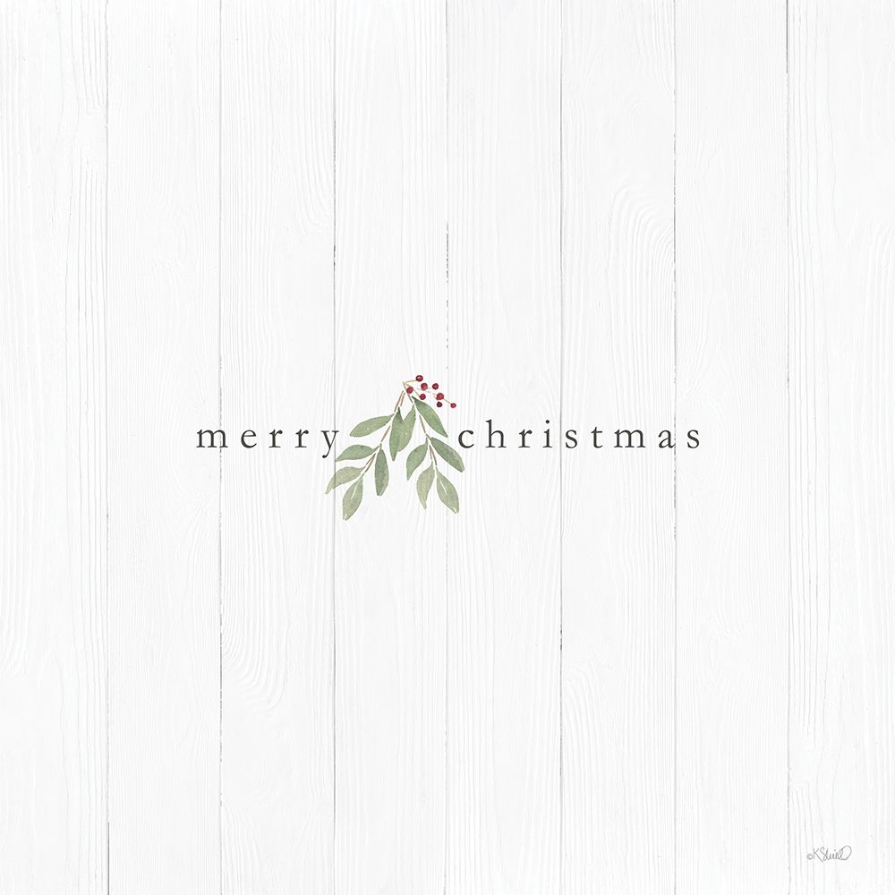 Merry Christmas art print by Kate Sherrill for $57.95 CAD