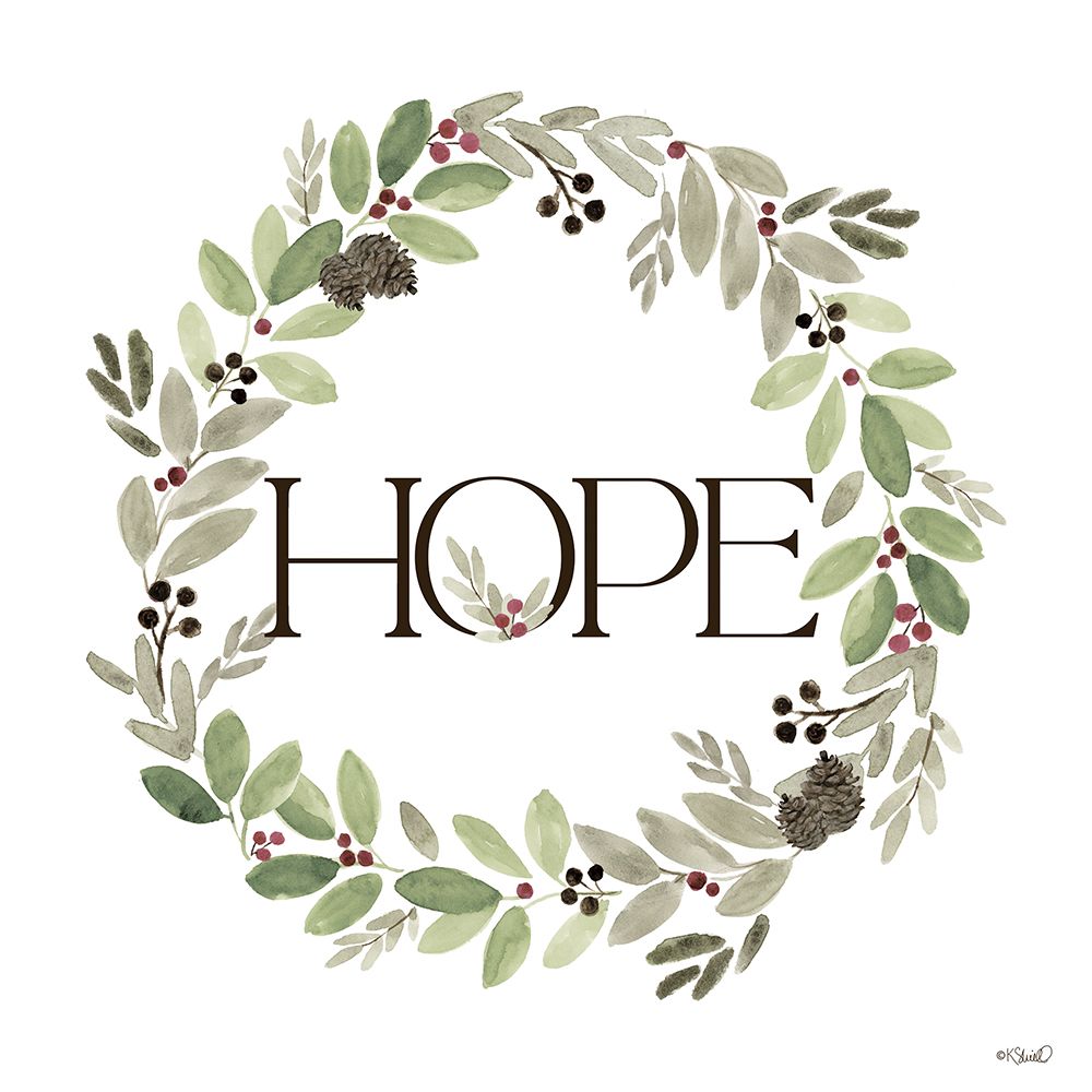 Hope Wreath art print by Kate Sherrill for $57.95 CAD