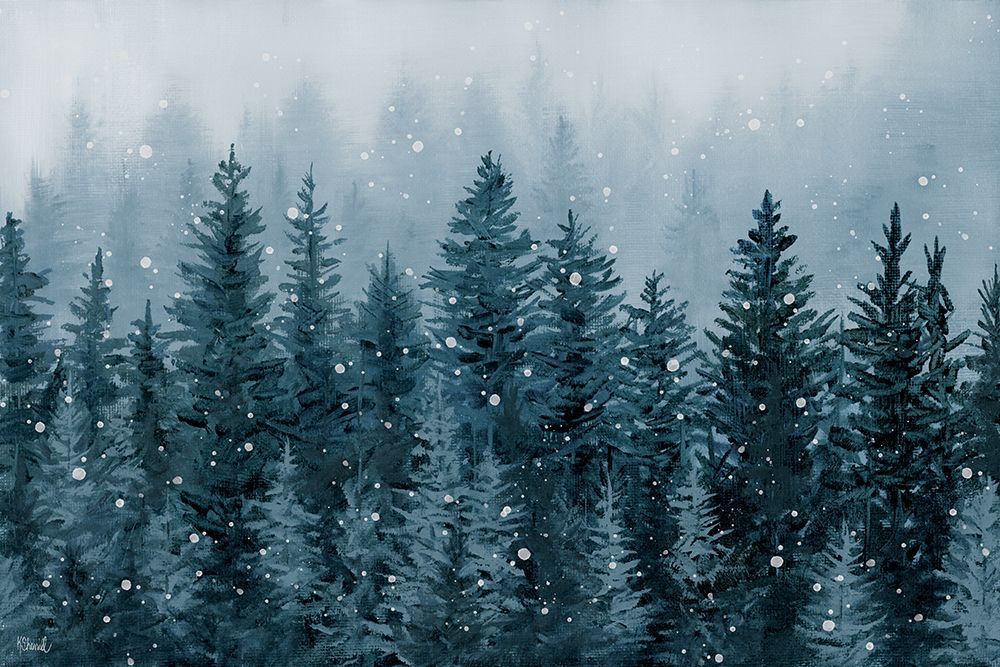 The Frozen Pines art print by Kate Sherrill for $57.95 CAD
